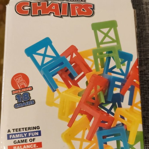 Stacking Game Chairs board game used