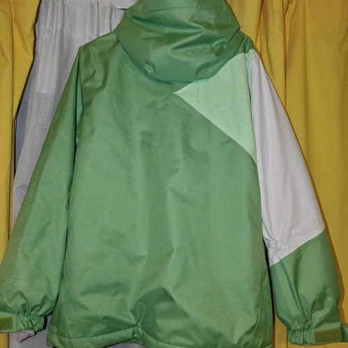 Volcom snowboard ski jacket like new, size M, green-white