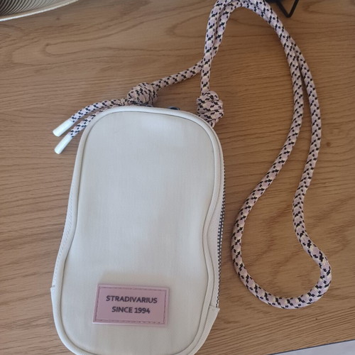 Stradivarius shoulder bag like new, beige