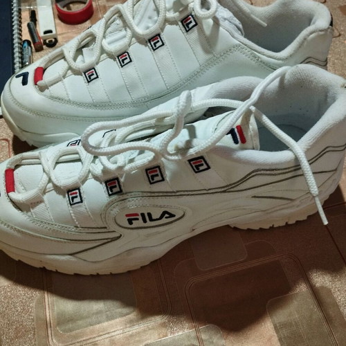 Fila sport shoes size 45 like new, white