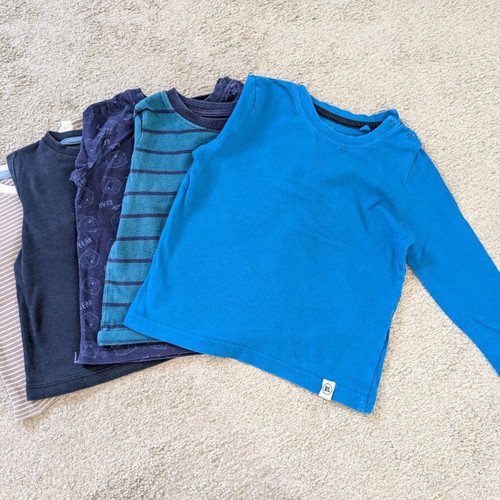 Long-sleeve shirts used, size 86/92