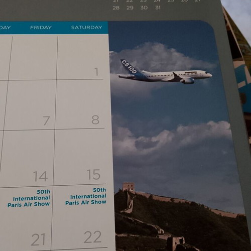 Bombardier 2013 collectible desk calendar like new