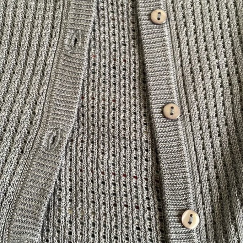 Women's cardigan with buttons new, size L, blue