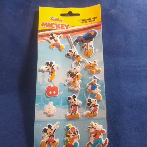 Mickey Puffy Stickers new