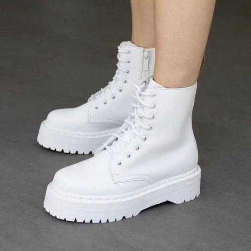 Dr. Martens Vegan Jadon II Mono Kemble Platform Boots new, size 40