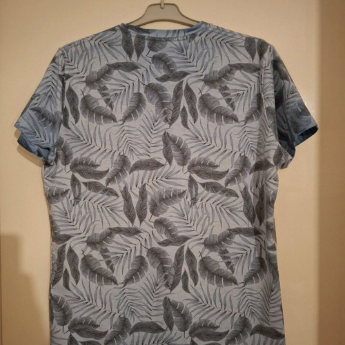 Pepe Jeans men's T-shirt XL like new, gray and turquoise