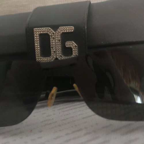 Dolce and Gabbana D&G Swarovski sunglasses used, black