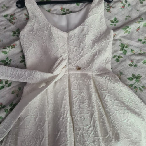 Dress JusTop white size S like new for occasion