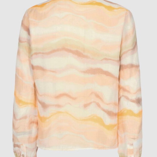 Minimum blouse like new with pastel print and V-neck