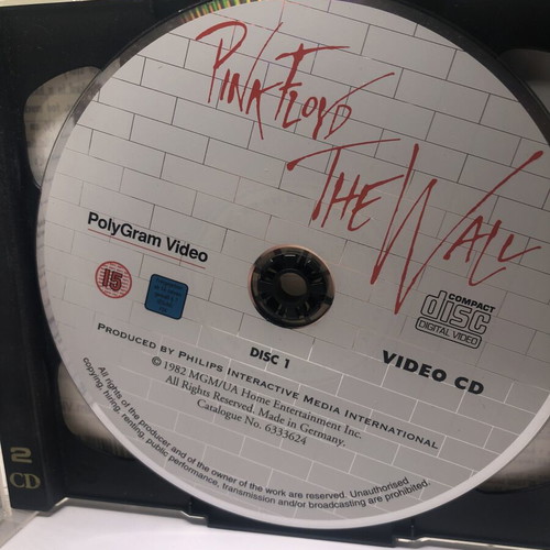 Pink Floyd The Wall Philips CD-I PolyGram digital video like new