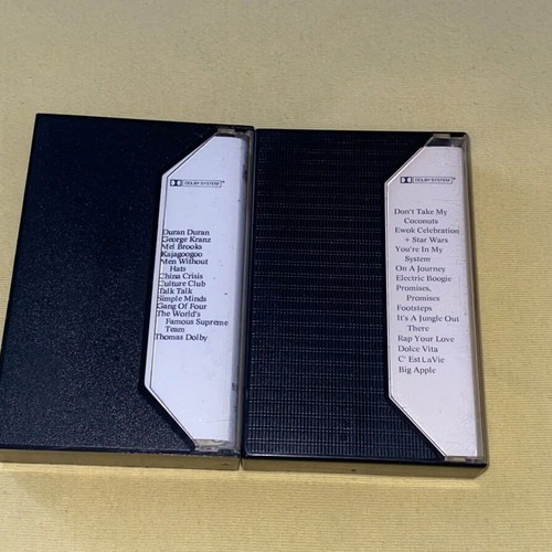 2 rare cassette tapes like new, pop rock, 1984 hits, Duran Duran, Boy George