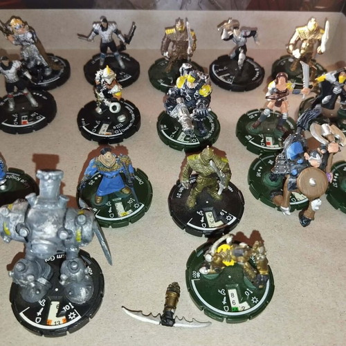 Mage Knight collectible pack with 31 miniatures used