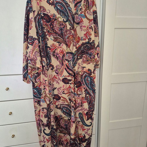 Kimono with paisley pattern like new, multicolor, one size