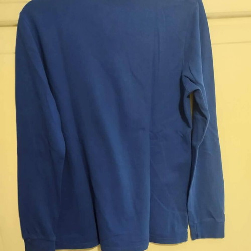 American Eagle long-sleeve polo shirt blue size M used
