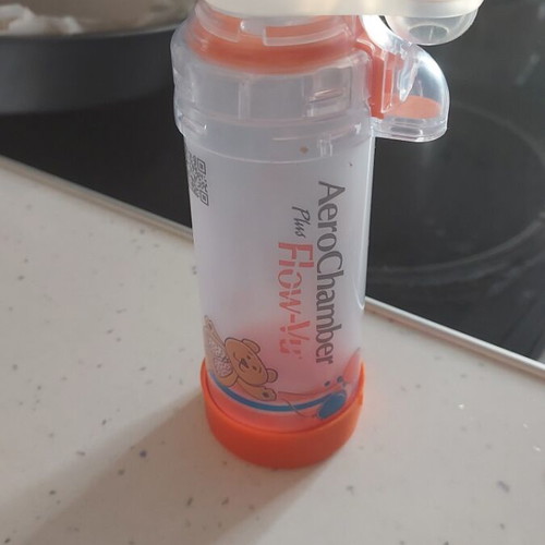 Aerochamber for 0-18 months, like new, infant inhaler