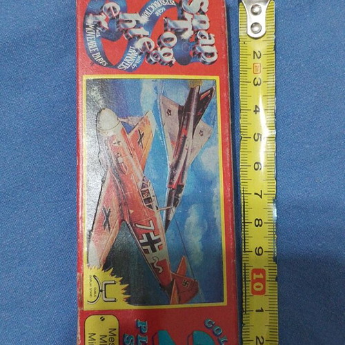 Snap together airplane models like new, Messerschmitt 109 B2 and Mirage IV A