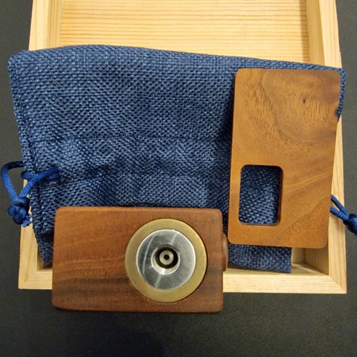 Vape Squonk Box new, custom walnut wood limited edition #27