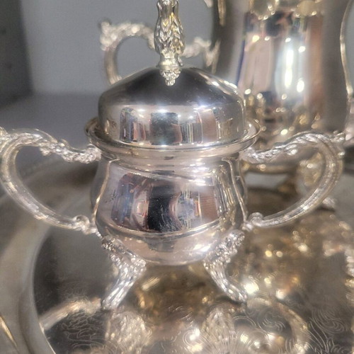 Vintage silver-plated tea set new