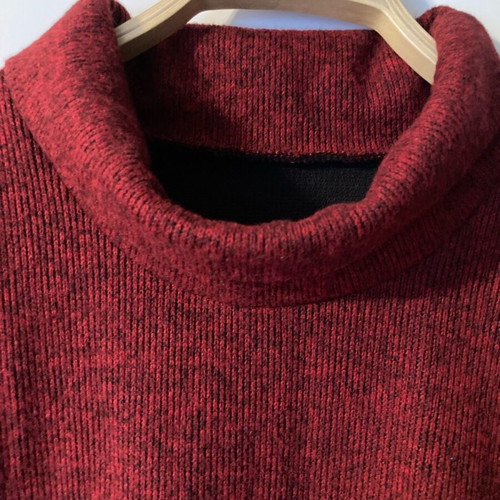 Warm red dress size S like new