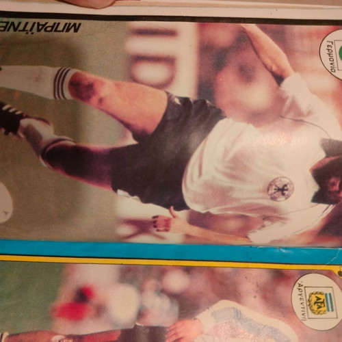 Blek magazine used with Platini and other posters