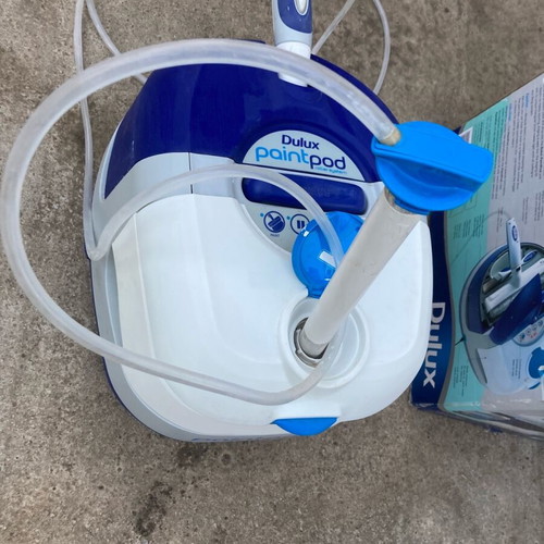 Paint machine with latex used