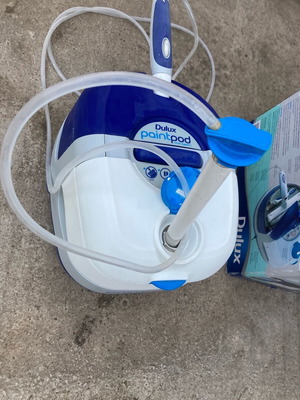 Paint machine with latex used