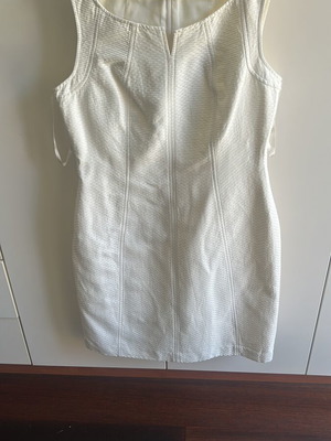 Talbots sleeveless dress like new, white, size S/M