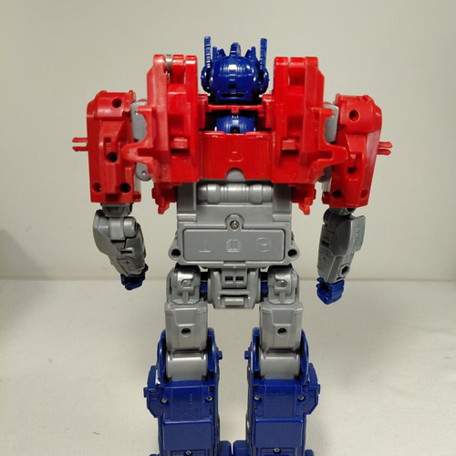 Transformers One Power Flip Optimus Prime Hasbro used, missing parts, light works