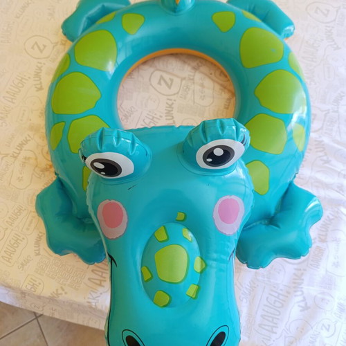 Inflatable crocodile float new