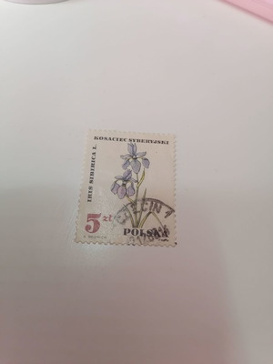 Γραμματόσημο Πολωνίας 1967 μεταχειρισμένο με σιβηρική ίριδα