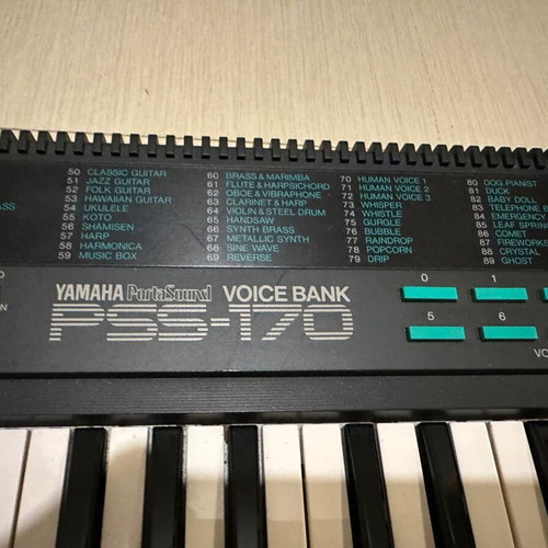 Yamaha Portasound PSS 170 Voice Bank like new