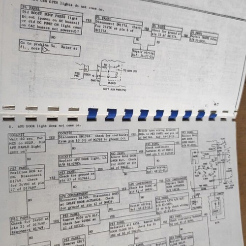 Boeing 747 APU Troubleshooting Guide used