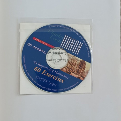 Piano exercise books like new, set of 2 with CD included