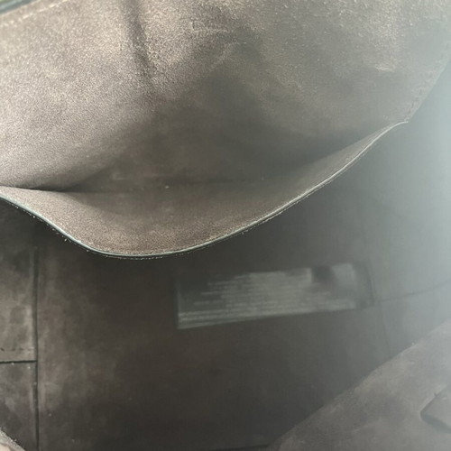 Massimo Dutti handbag used, natural suede, chocolate brown