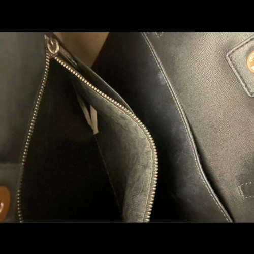 Michael Kors tote bag used, with wear, black