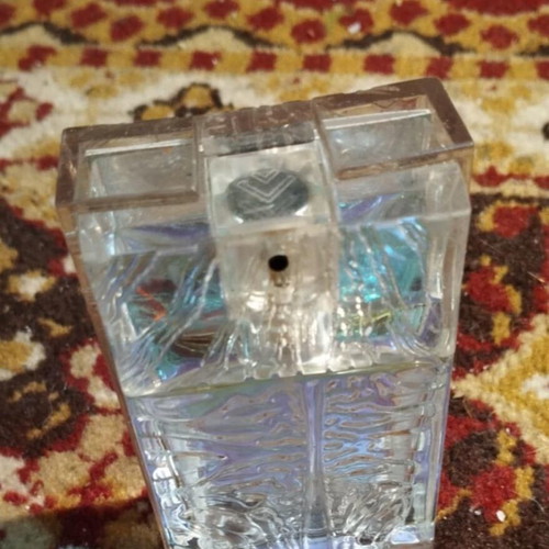Just Cavalli Pink empty bottle used with cracked plastic casing