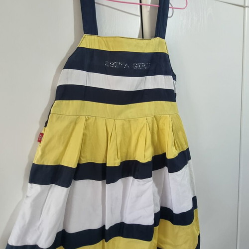 Miss Ebita dress like new, blue and yellow, size 140 cm