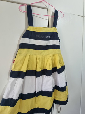 Miss Ebita dress like new, blue and yellow, size 140 cm