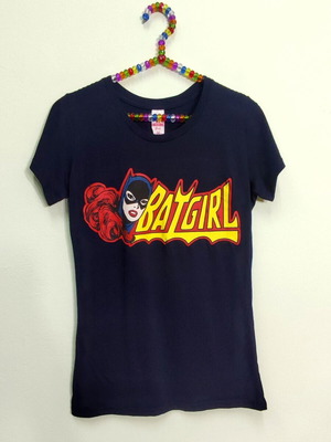 Batman Batgirl T-shirt women’s new, 100% cotton, DC Comics