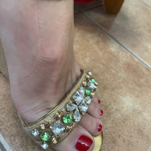 Gucci Carolina sandals with stones new, size 41