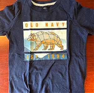 Old Navy 5 ετών Σκούρο μπλε κοντομάνικο μπλουζάκι Από Αμερική