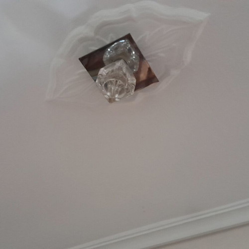 Ceiling light used, with minor scratches