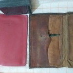 Leather men's wallets like new, set of 5 pieces