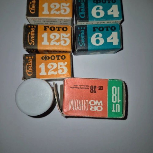 Φιλμ 35mm Svema 64, Svema 125 και ORWO UT 18 σετ