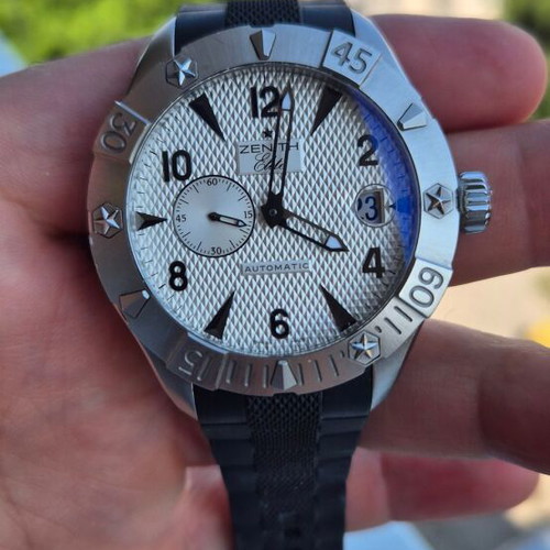Zenith Elite Automatic Diver 300m watch used, full set