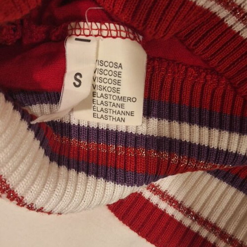 Kor@kor Viscose Sleeveless Blouse like new, red, size S