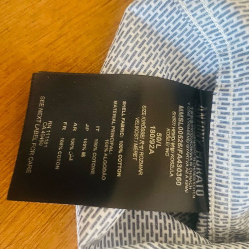 Antony Morato Mao shirt like new, size L, cotton