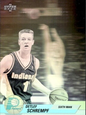 Upper Deck NBA Detlef Schrempf Hologram 1992-93 like new