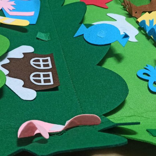 Christmas tree used with Velkro, soft material