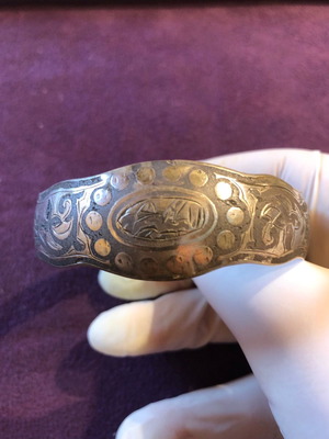 Silver bracelet from another era, possibly Ottoman